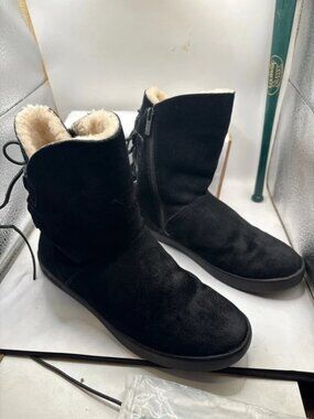 UGGs koolaburra faux fur lined boots leather sz 9